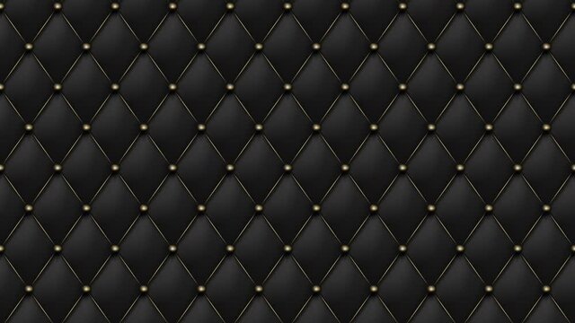 Motion graphic video animation. Scroll up. Endless infinite vip leather sofa texture. Abstract cushion chair background.
