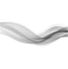 Abstract halftone wave background. Modern gradient halftone pattern vector illustration. Black and white Halftone dot art. 