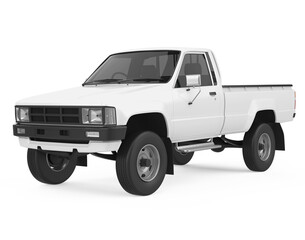 Vintage Pickup Truck Isolated