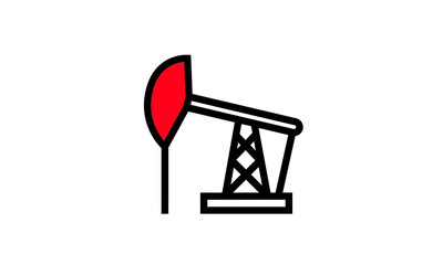 gas oli fuel icon vector with white background 