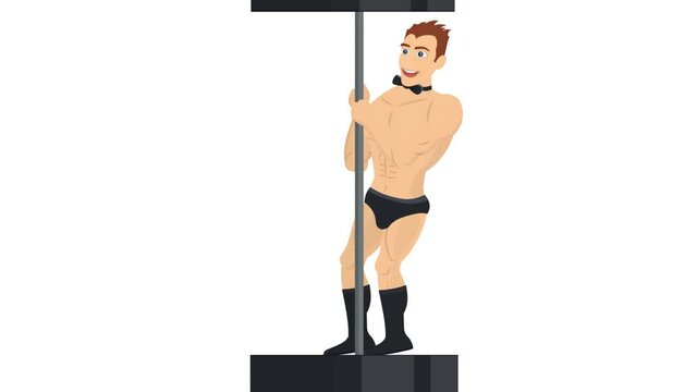 Stripper man, alpha channel is turned on. 