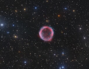 The planetary nebula  Drechsler 21 in the constellation Andromeda