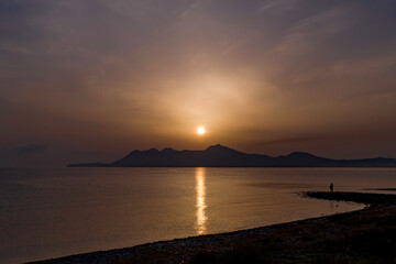 4k Aerial View of Pollensa Bay- Campos de Mallorca Kite Surfing 