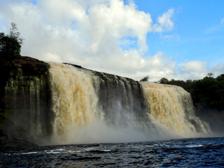 Waterfall in Canaima National Park, Venezuela