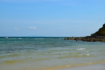 Sea view from the beach at Koh Larn, Thailand