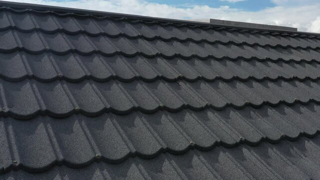 roof tiles on a roof