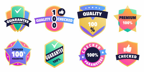 100% guarantee labels set.