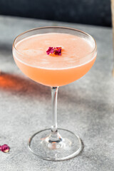 Cold Refreshing Rose Petal Cocktail