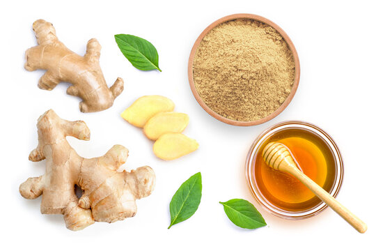 ginger powder and honey