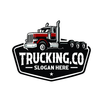 Ready Made Trucking Company Badge Vintage Classic Logo