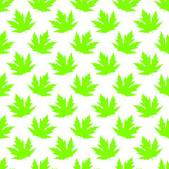 Naklejka na ściany i meble Maple leaf pattern 2. Vector illustration