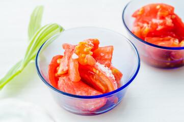 トマトの砂糖がけ