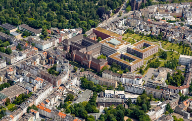 Justiz Zentrum der Stadt Aachen. NRW, Deutschland