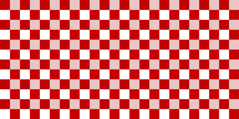 Tartan fabric pattern seamless textile red white textured wallpaper abstract backgrounds vector illustration EPS