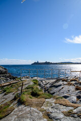landscape with rocks