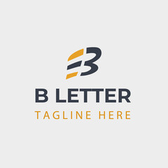 B letter Logo Template