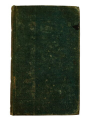 Vintage Book Cover on white background
