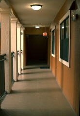Corridor in a hotel