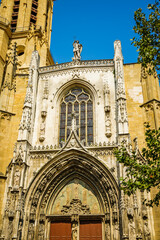 Aix Cathedral in Aix-en-Provence in southern France, a Roman Catholic church