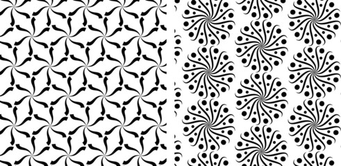 Repeat pattern design, seamless, Flowers, element, art pattern