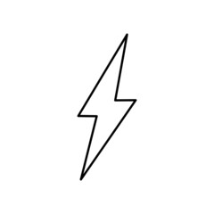 Energy power icon vector template