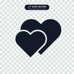 love icon symbol template for graphic and web design collection logo vector illustration