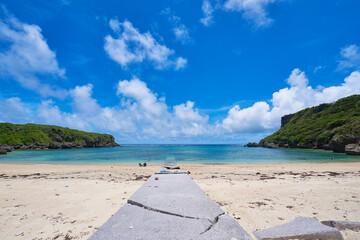 沖縄県宮城島のウクの浜　秘密のビーチ