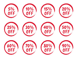 discount labels set, sale tag, offer price