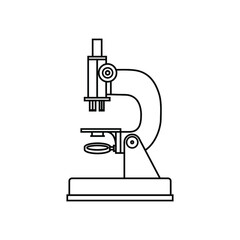 Microscope icons. Microscope icon simple sign. Microscope icon vector design illustration 