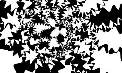 Fototapeta na wymiar black pattern for original design with optical illusion