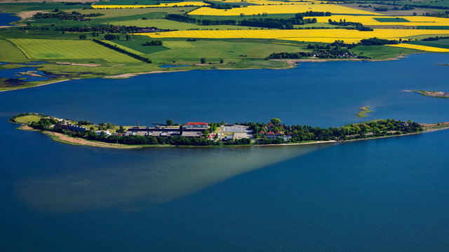 Riems, Friedrich Loeffler Institut, Mecklenburg-Vorpommern, Deutschland, Luftaufnahme 