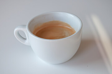 coffe in white cup