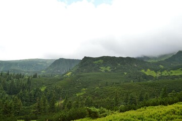 landscape with mountains