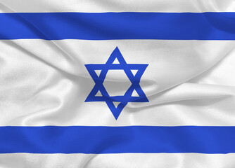 Waving israel flag