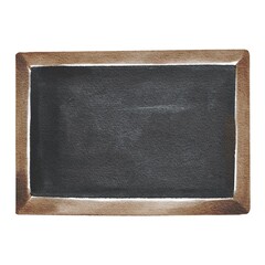 Hand drawing watercolor black school blackboard. Free hand aquarelle illustration isolated on white background. Use for poster, print, design, children’s book, education
