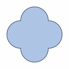 Quatrefoil geometric shape