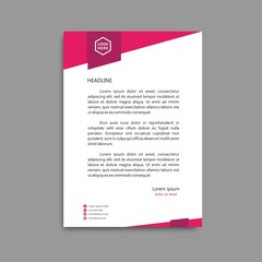 Letterhead Template Design, can be used immediately