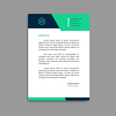 Letterhead Template Design, can be used immediately