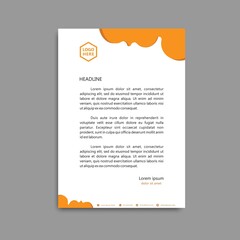 Letterhead Template Design, can be used immediately