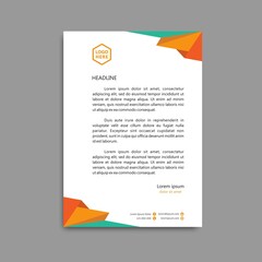 Letterhead Template Design, can be used immediately