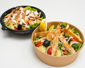 chicken and vegetable salad