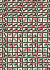 Abstract Geometric Pattern generative computational art illustration