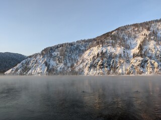 lake in the mountains