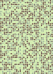 Abstract Geometric Pattern generative computational art illustration