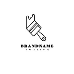 paint logo cartoon icon design creative vector illustration