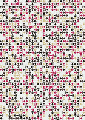 Abstract Geometric Pattern generative computational art illustration