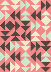 Abstract Geometric Pattern generative computational art illustration