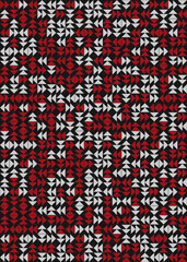 Abstract Geometric Pattern generative computational art illustration