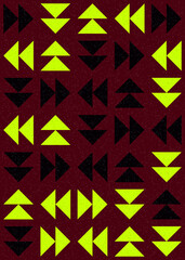 Abstract Geometric Pattern generative computational art illustration