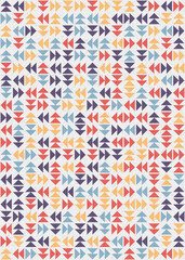 Abstract Geometric Pattern generative computational art illustration